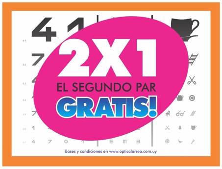 Multiopticas 2x1 discount